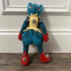 2016 TOMY POKEMON LUCARIO PLUSH STUFFED ANIMAL 10" TALL
